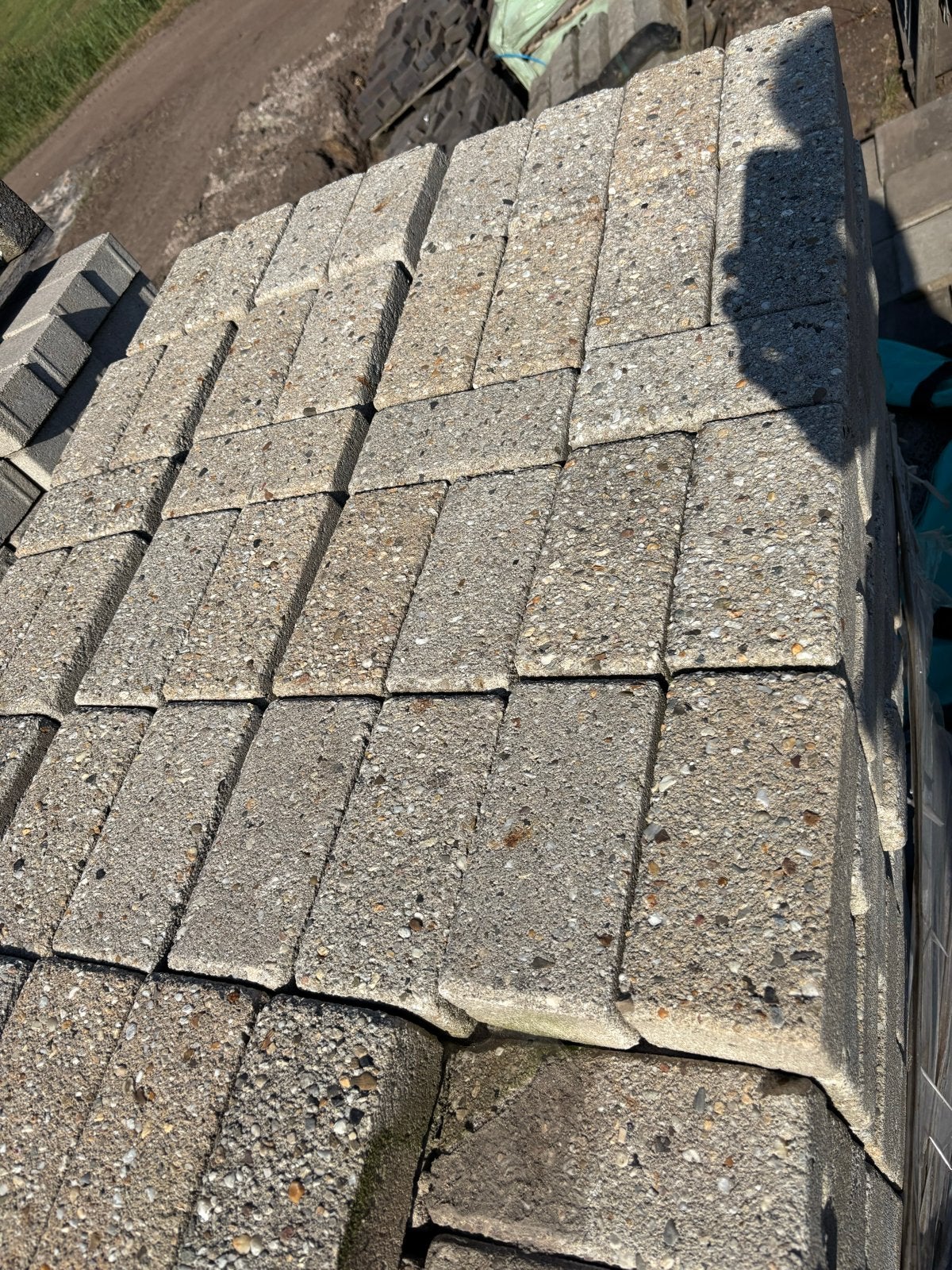 Mooie stenen voor tuin of oprit, Tuin en Terras, Ophalen, Gebruikt, Klinkers, 10 m² of meer