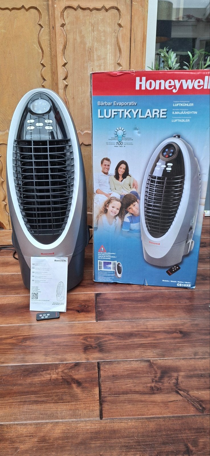 Honeywell CS10XE Aircooler met afstandsbediening, Witgoed en Apparatuur, Ophalen, Gebruikt, Ventileren, Afstandsbediening