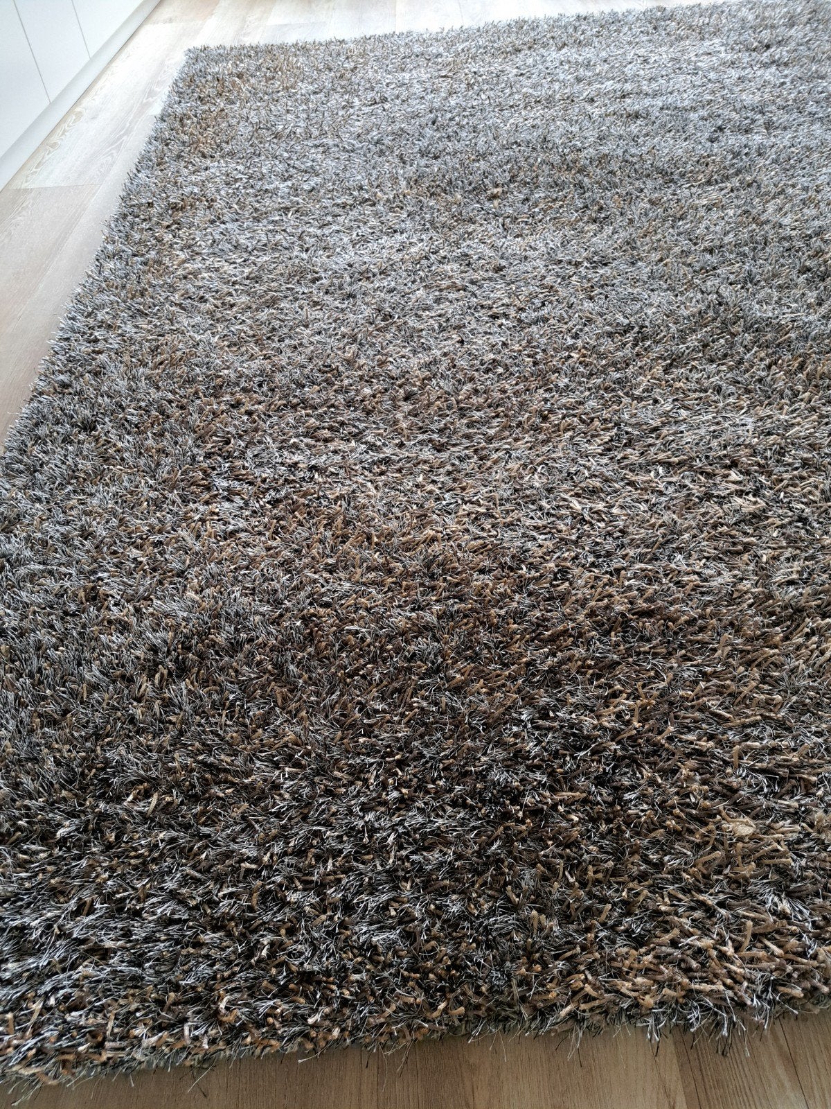 Groot grijs/beige vloerkleed, 200x290 cm, zo goed als nieuw, Ophalen, 200 cm of meer, Zo goed als nieuw, 200 cm of meer