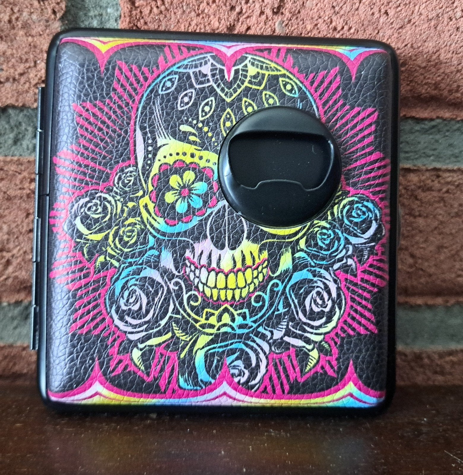 Champ sigaretten opbergdoos met bieropener, Skull multi col, Ophalen of Verzenden, Nieuw, Overige typen