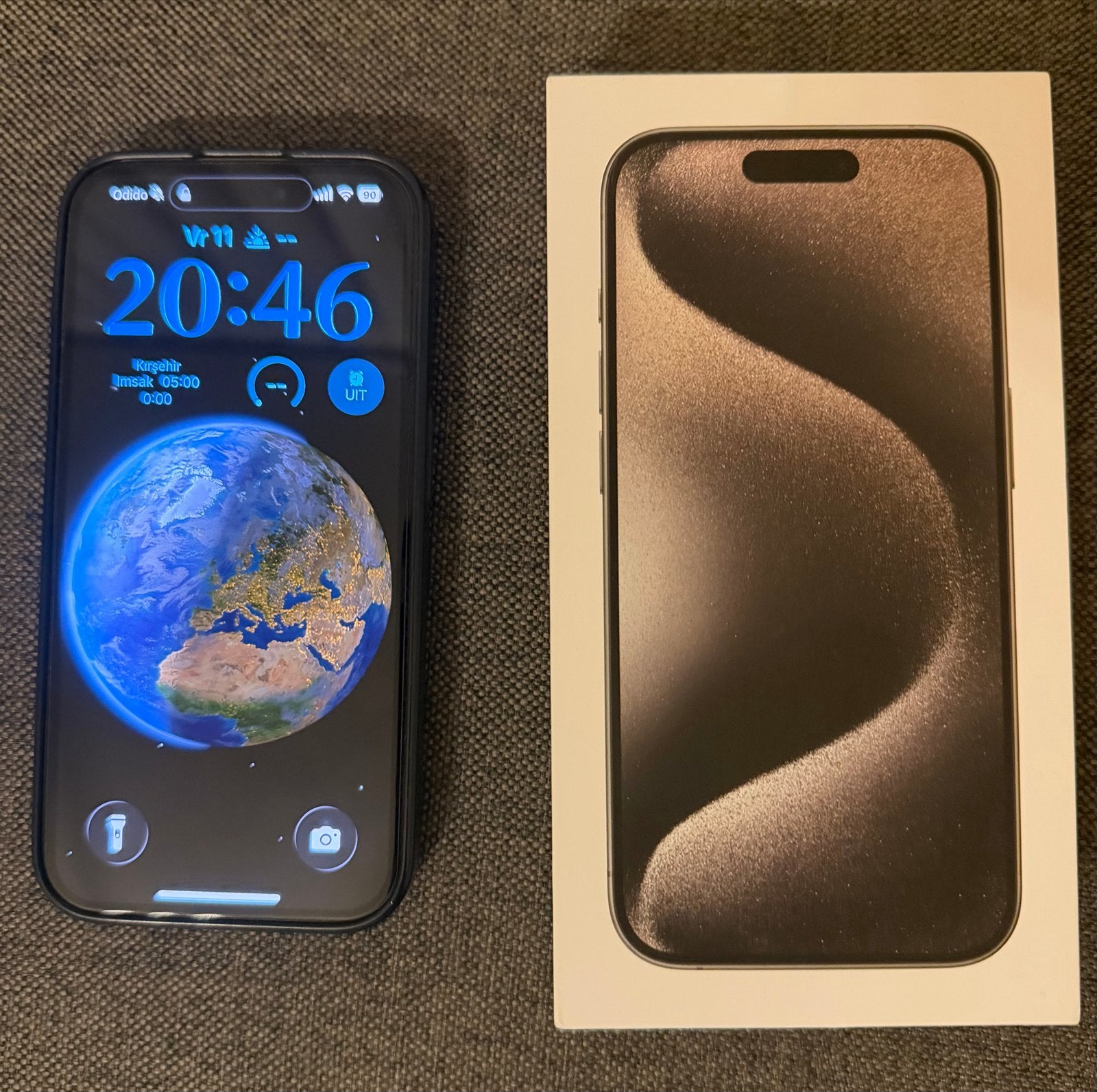 iPhone 15 Pro 256GB Natural Titanium - Zo goed als nieuw, 256 GB, Ophalen of Verzenden, Zo goed als nieuw, Zonder simlock