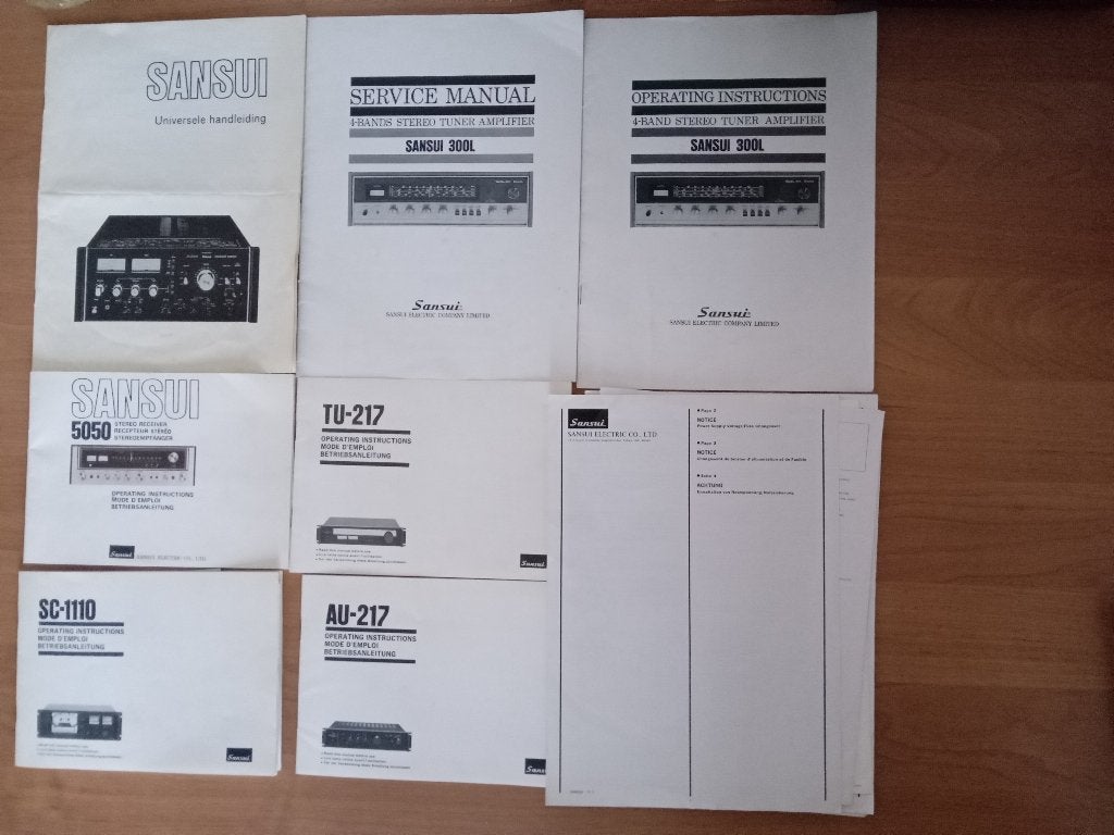Sansui hifi boekjes, Verzenden, Zo goed als nieuw, Elektrotechniek