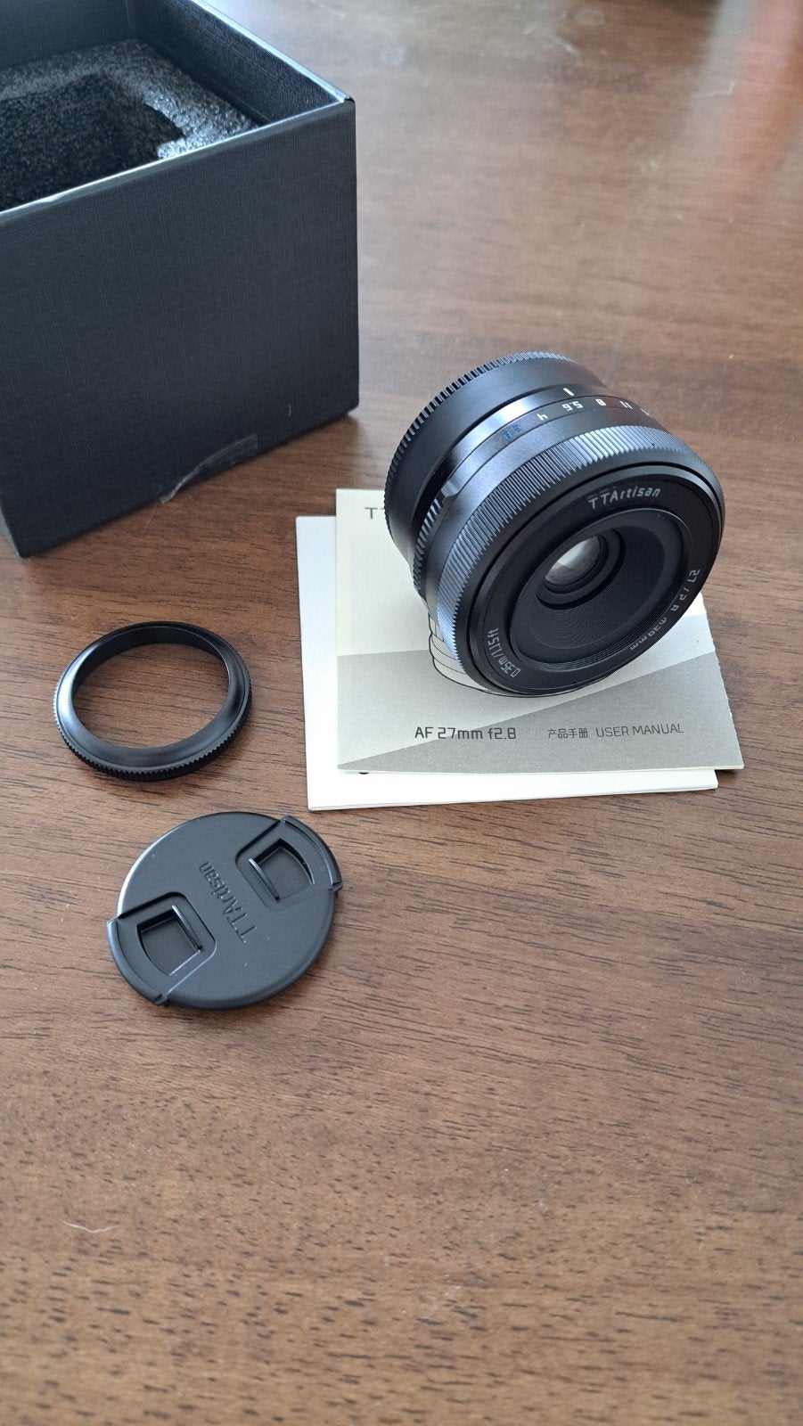 TTartisan 27mm f2.8 Fuji X-mount lens, Ophalen of Verzenden, Zo goed als nieuw, Standaardlens