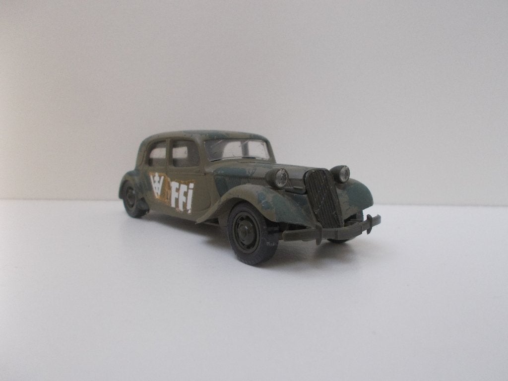6612 Citroën 15 Six Traction Avant FFI Solido 1:43, Ophalen of Verzenden, Gebruikt, Auto, Solido