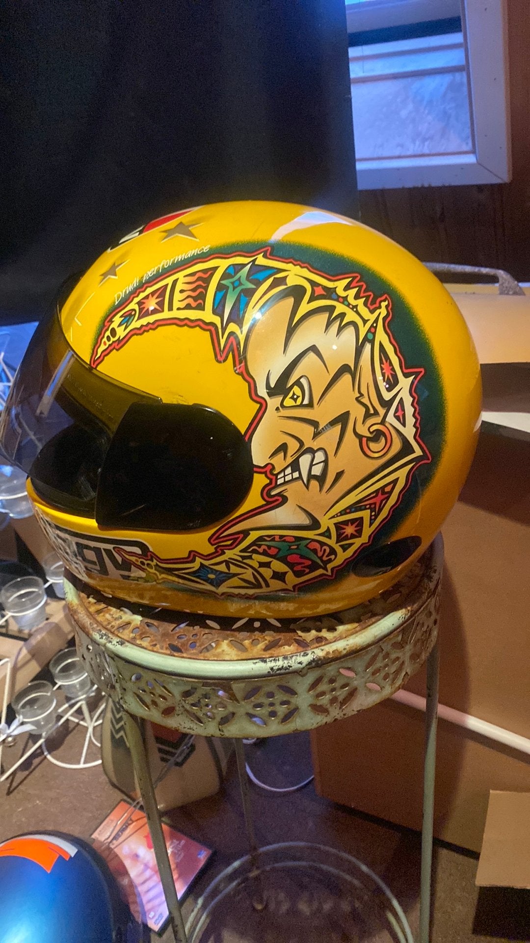Agv rossi helm, sun and moon, met T shirt, Ophalen of Verzenden