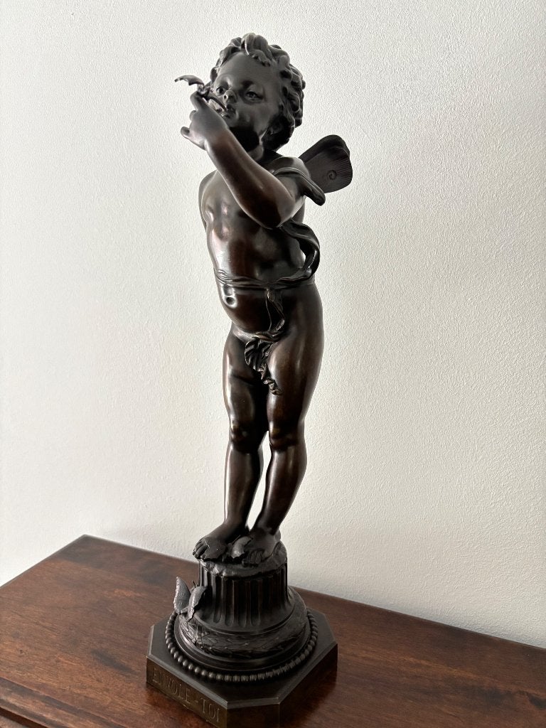 Bronzen beeld, Antiek en Kunst, Ophalen, Brons