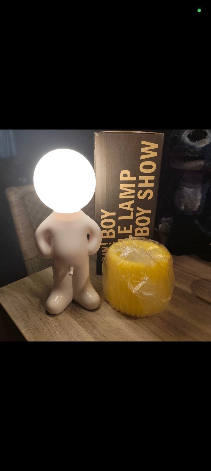 Lamp Mr P shy boy nieuw, Geel, Ophalen of Verzenden, Nieuw, Draadloos