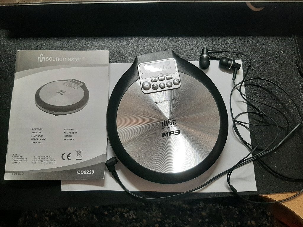 Soundmaster CD9220 Portable CD/MP3-speler, Ophalen of Verzenden, Discman