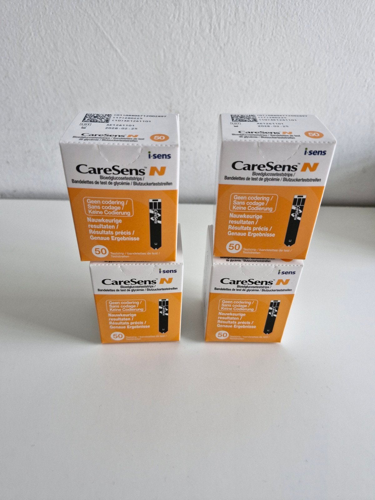CareSens N Bloedglucoseteststrips - 4x50 stuks, Ophalen of Verzenden, Nieuw
