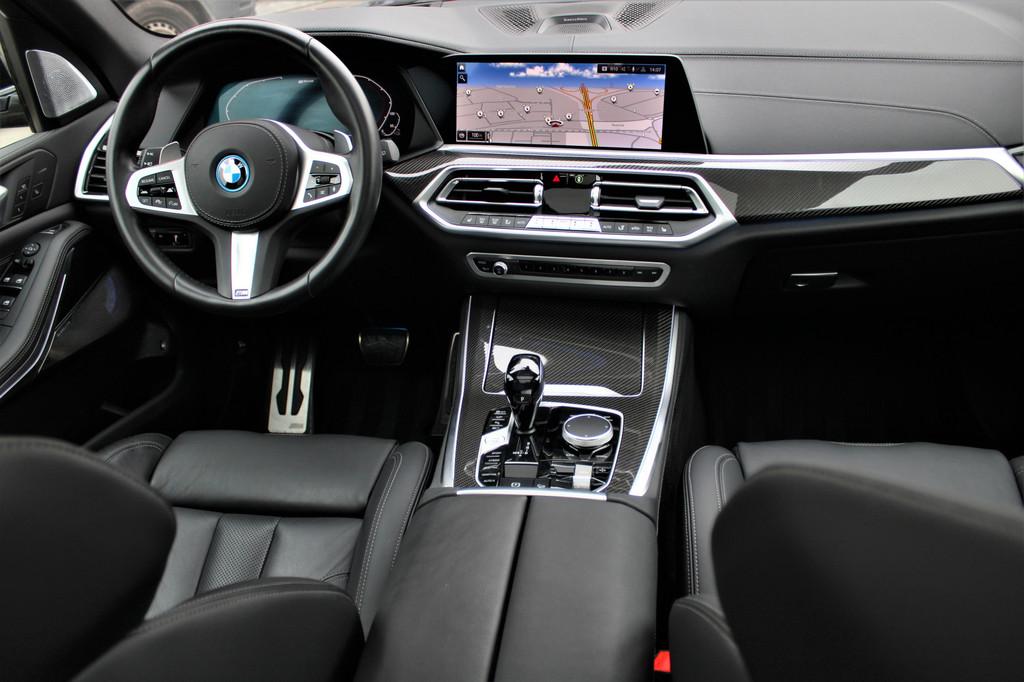 BMW X5 xDrive45e M-sport M-seats Bowers&Wilkins Carbon Pano, Gebruikt, 394 pk, Vierwielaandrijving, Hybride Elektrisch/Benzine