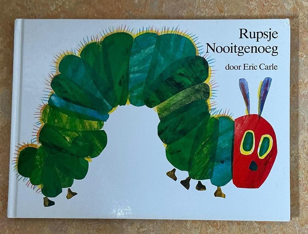 Boek en andere materialen rond het thema Rupsje Nooitgenoeg, 5 of 6 jaar, Fictie algemeen, Jongen of Meisje, Ophalen of Verzenden