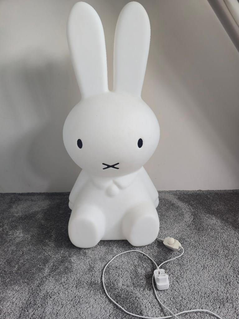 Nijntje XL LED Lamp – 80 cm Eyecatcher voor elk interieur!, Ophalen, Zo goed als nieuw, Lamp