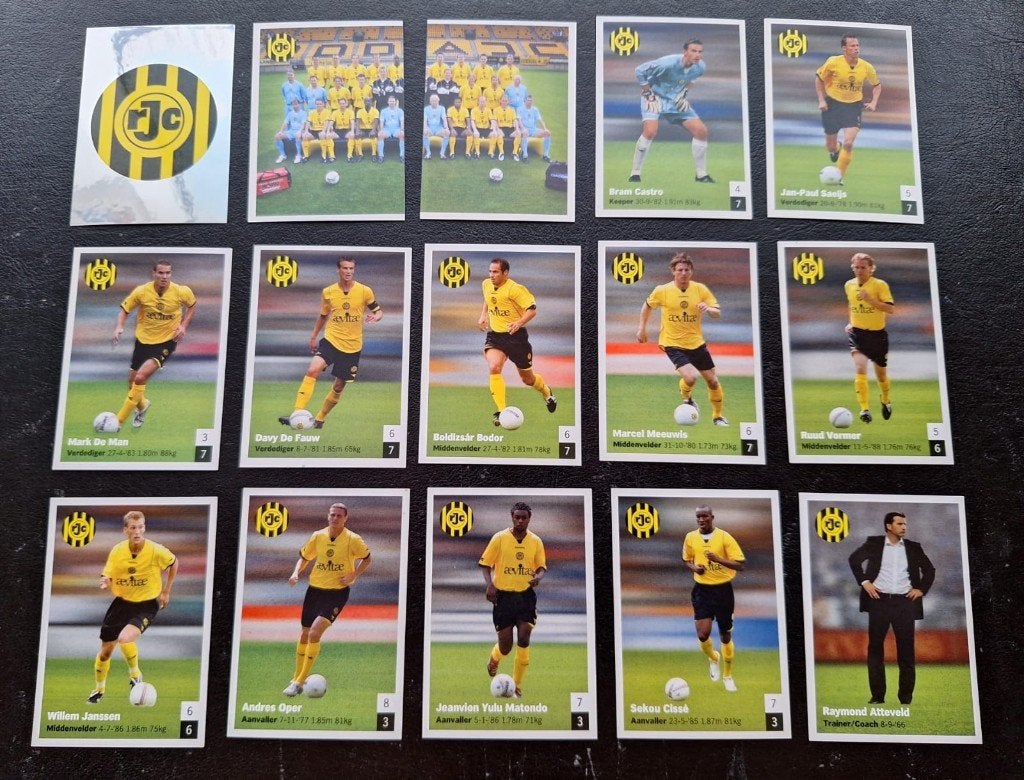 Complete set stickers Roda JC 2008-09, Verzamelen, Sportartikelen en Voetbal, Ophalen of Verzenden, Zo goed als nieuw, Roda JC