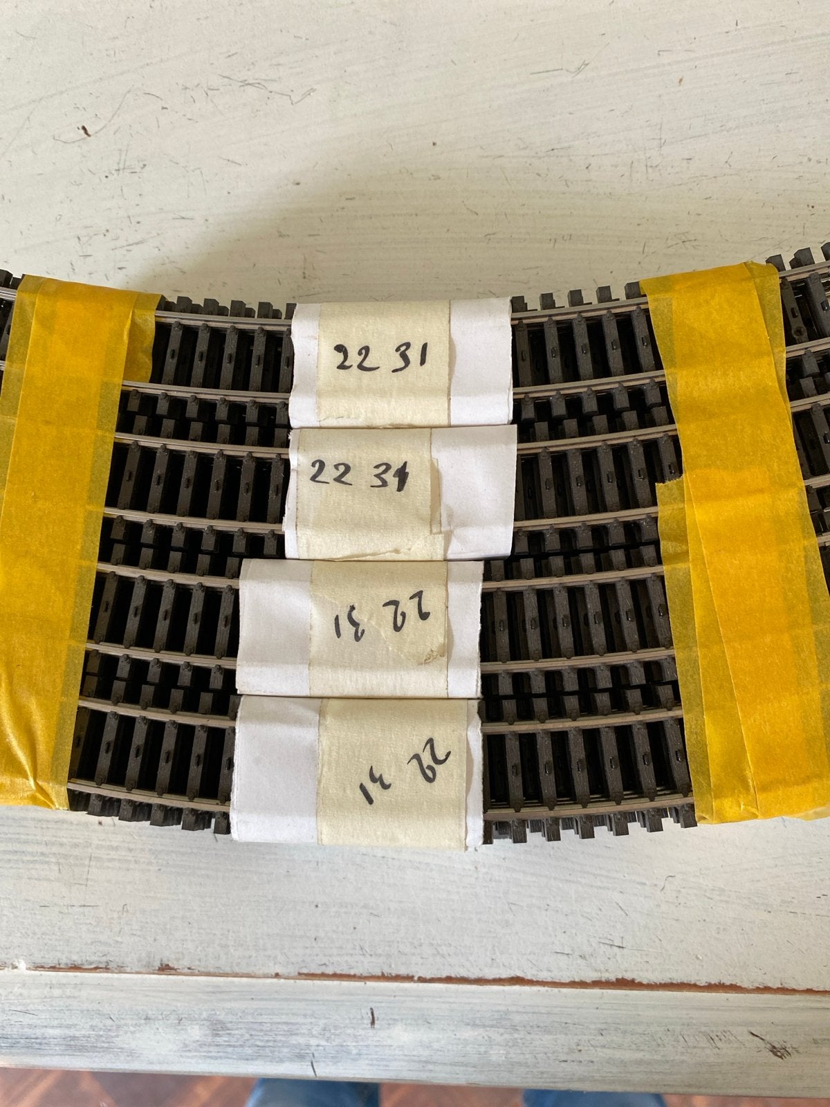 Märklin H0 gebogen rails 2231 40 stuks), Wisselstroom, Gebruikt, Rails, Ophalen of Verzenden
