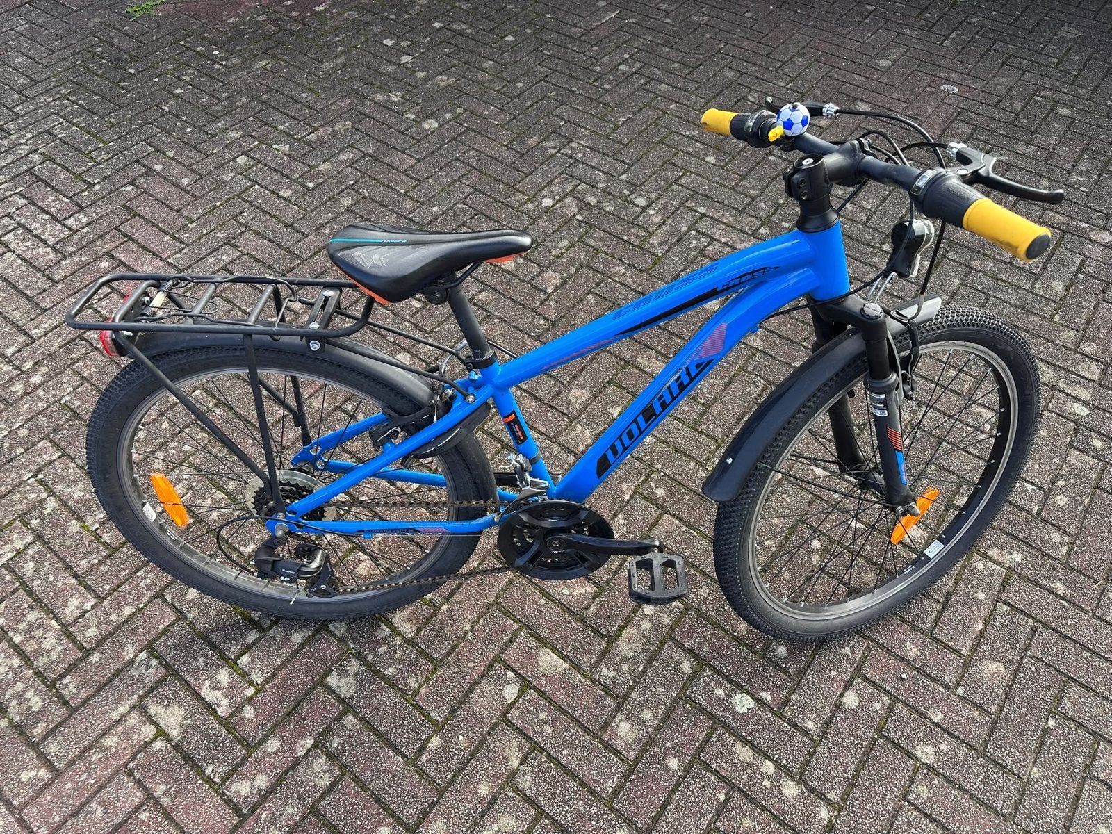Blauwe Volare kinderfiets met versnellingen, Fietsen en Brommers, Ophalen, Gebruikt, 20 inch, Versnellingen