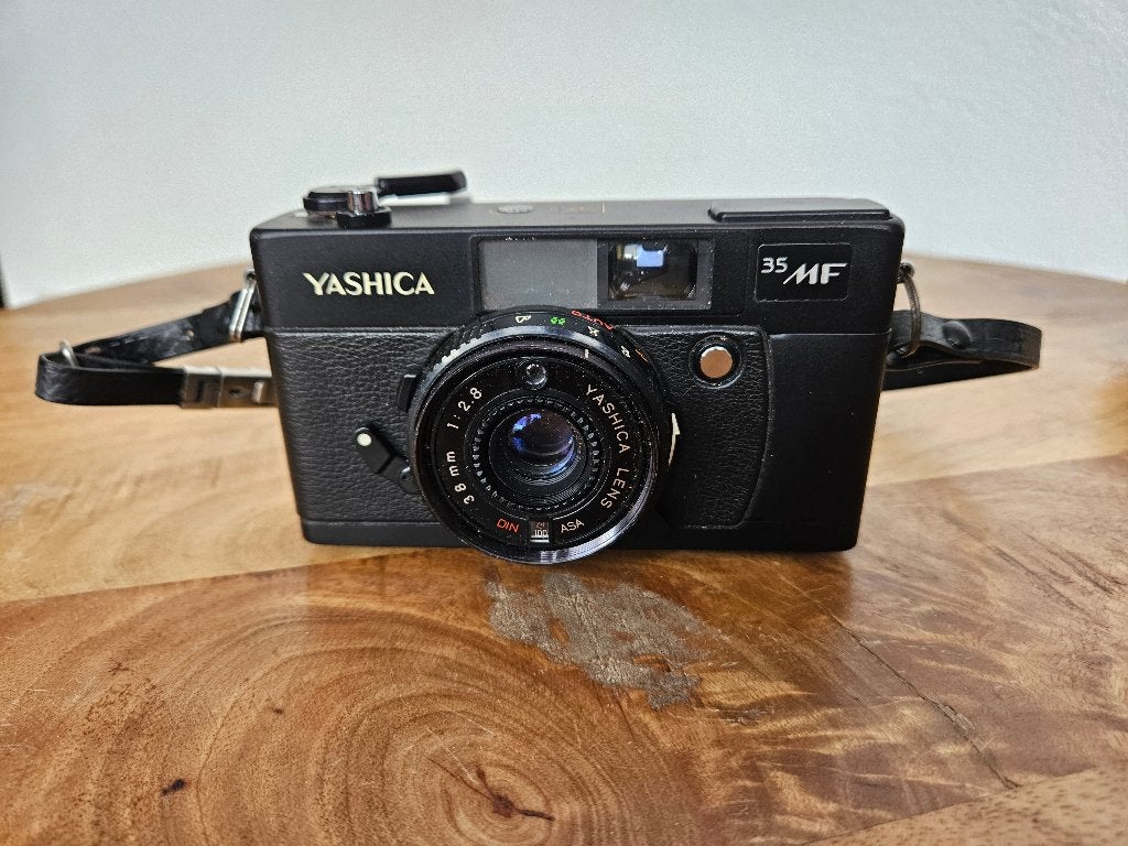 Yashica 35MF fotocamera, Audio, Tv en Foto, Ophalen of Verzenden, Gebruikt, Compact, Overige Merken