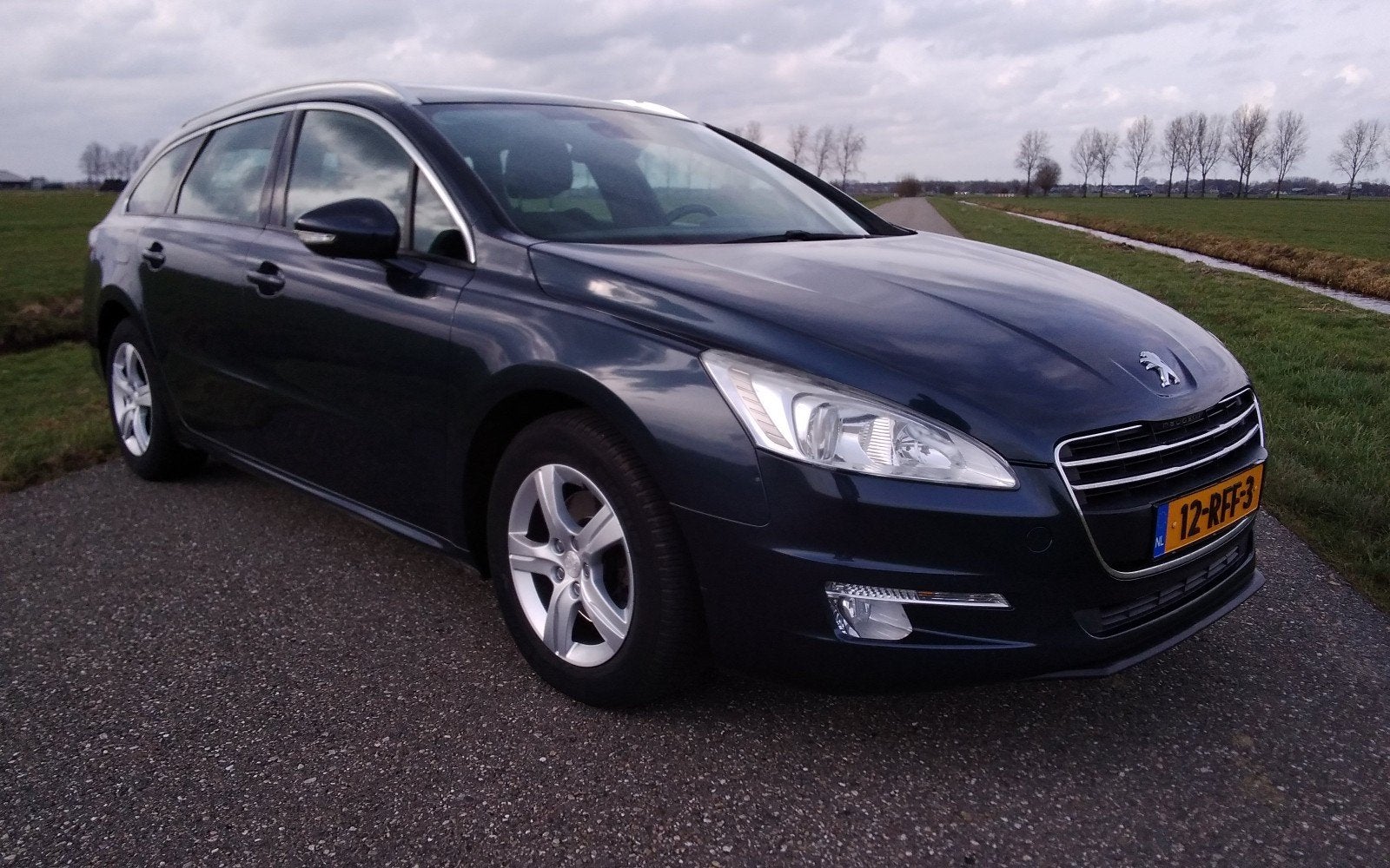 Peugeot 508 1.6 THP SW 2011 Blauw Export only !!!, Auto's, Voorwielaandrijving, 745 kg, 1800 kg, Zwart