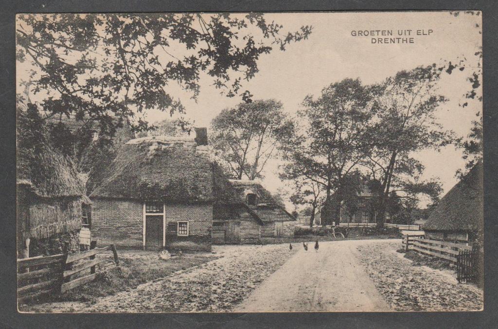 elp dorpsgezicht, Verzenden, 1920 tot 1940, Ongelopen, Drenthe