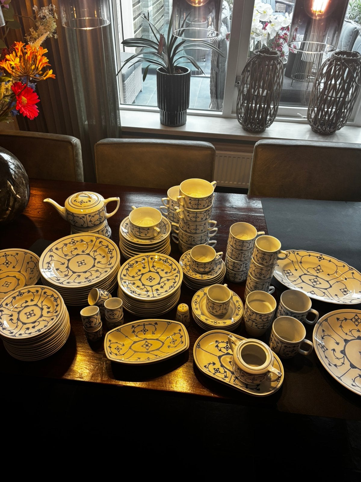 Jager saks servies alleen compleet te koop, Antiek en Kunst, Antiek | Servies compleet, Ophalen