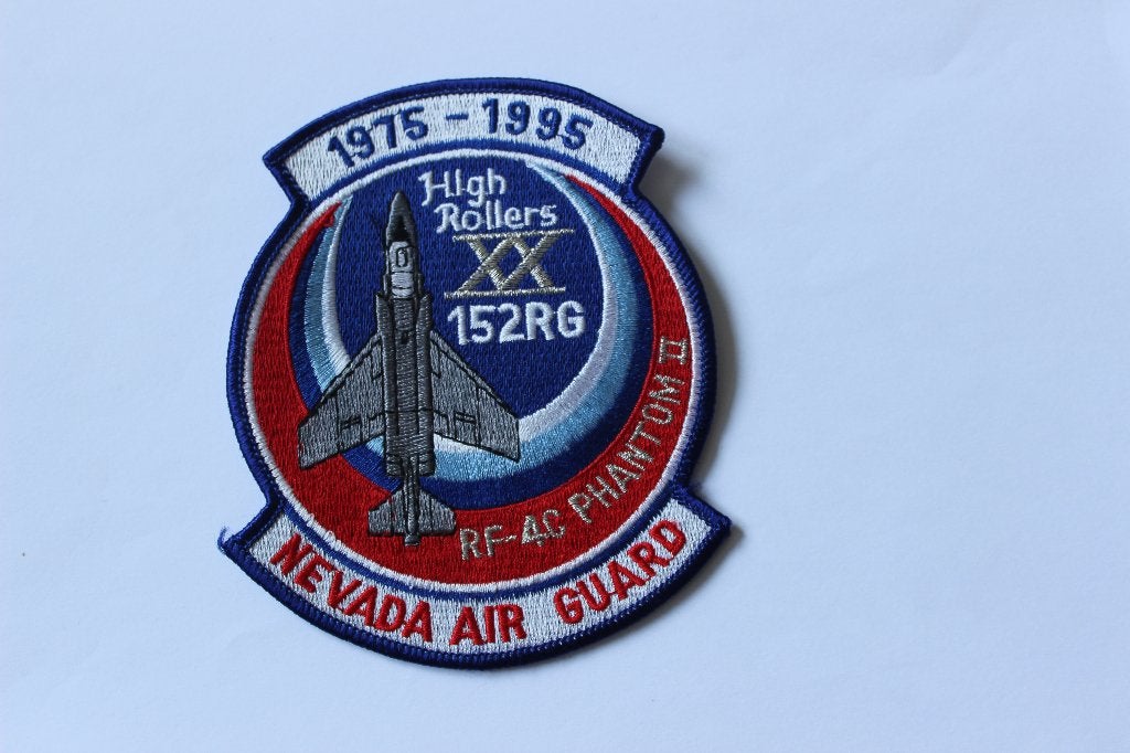 patch 152th  rg  nevada  air  guard, Verzamelen, Verzenden, Zo goed als nieuw, Patch, Badge of Embleem