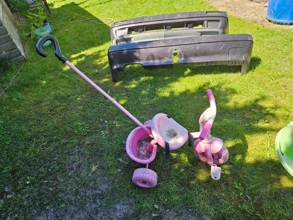 Kinderwip en drukfietsje gratis, Ophalen