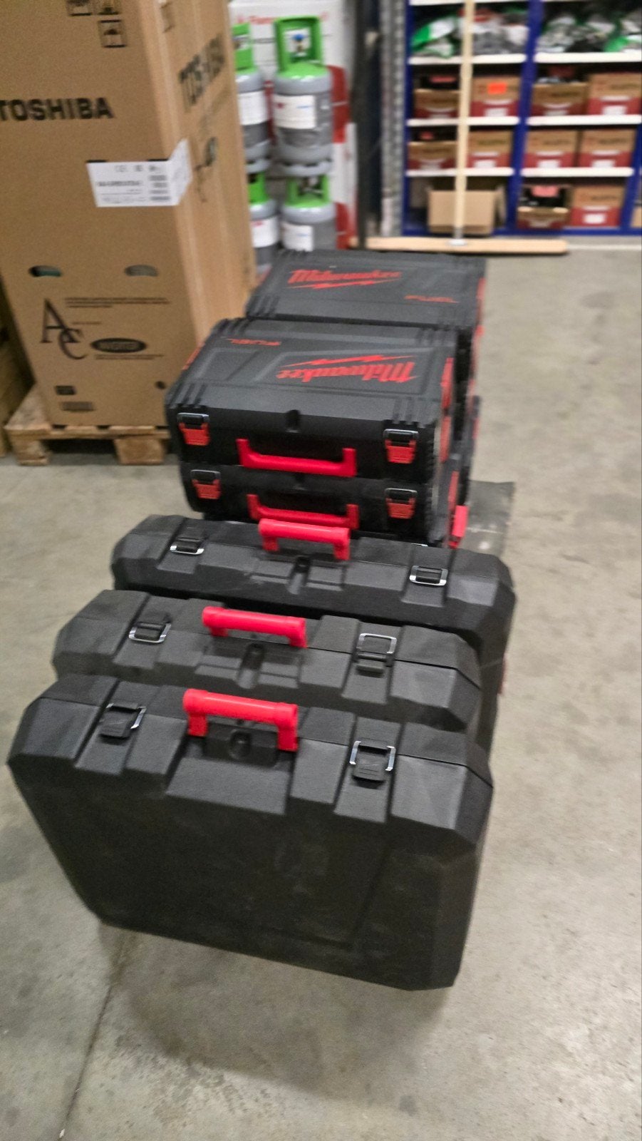 Lege Milwaukee PACKOUT koffers en gereedschapskisten, Doe-het-zelf en Verbouw, Gereedschapskisten, Ophalen