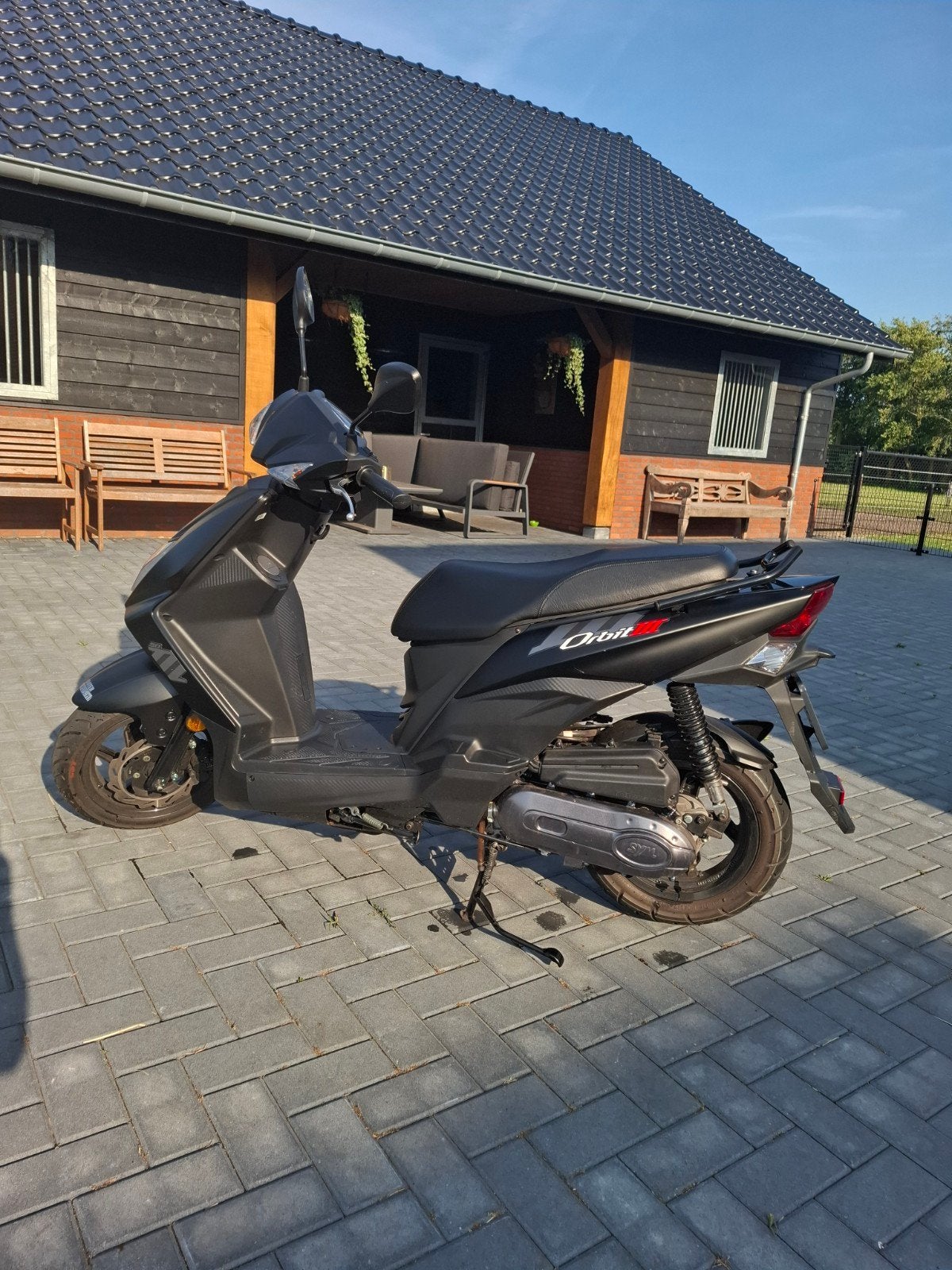 sym orbit III, Fietsen en Brommers, Ophalen, Maximaal 45 km/u, 49 cc, Zo goed als nieuw