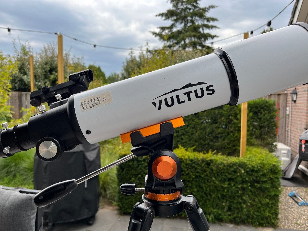 Vultus 50080 telescoop, Audio, Tv en Foto, Optische apparatuur | Telescopen, Ophalen, Lenzentelescoop (refractor), Met statief