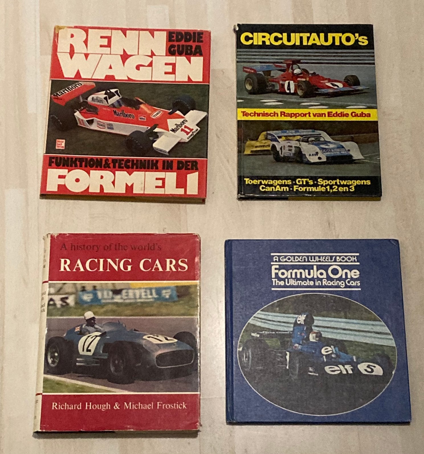 4 boeken over racewagens Formule -, Ophalen of Verzenden, Gebruikt, Formule 1