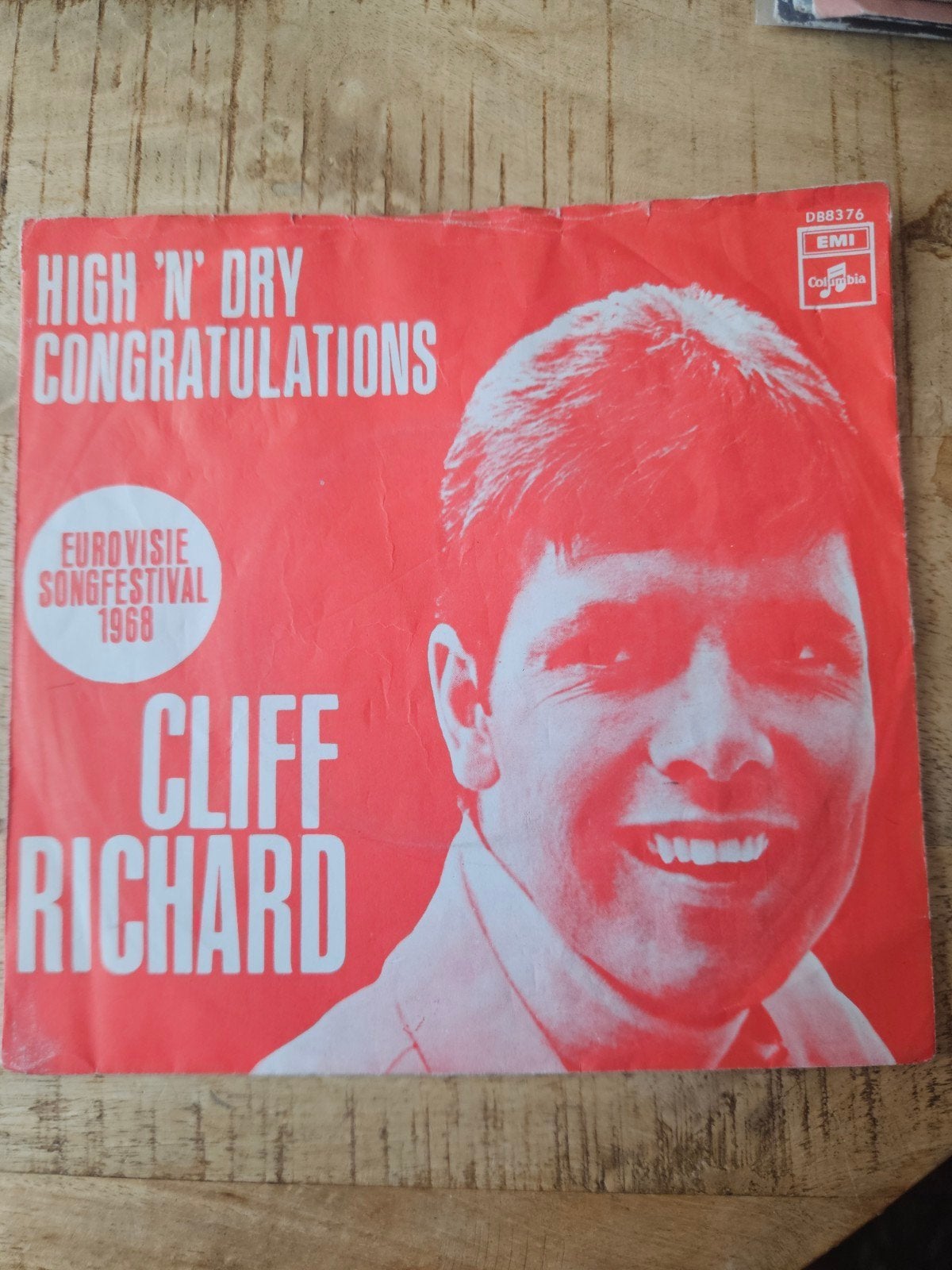 Cliff Richard - Congratulations (Eurovisie Songfestial 1968), Gebruikt, 7 inch, Ophalen of Verzenden, Pop