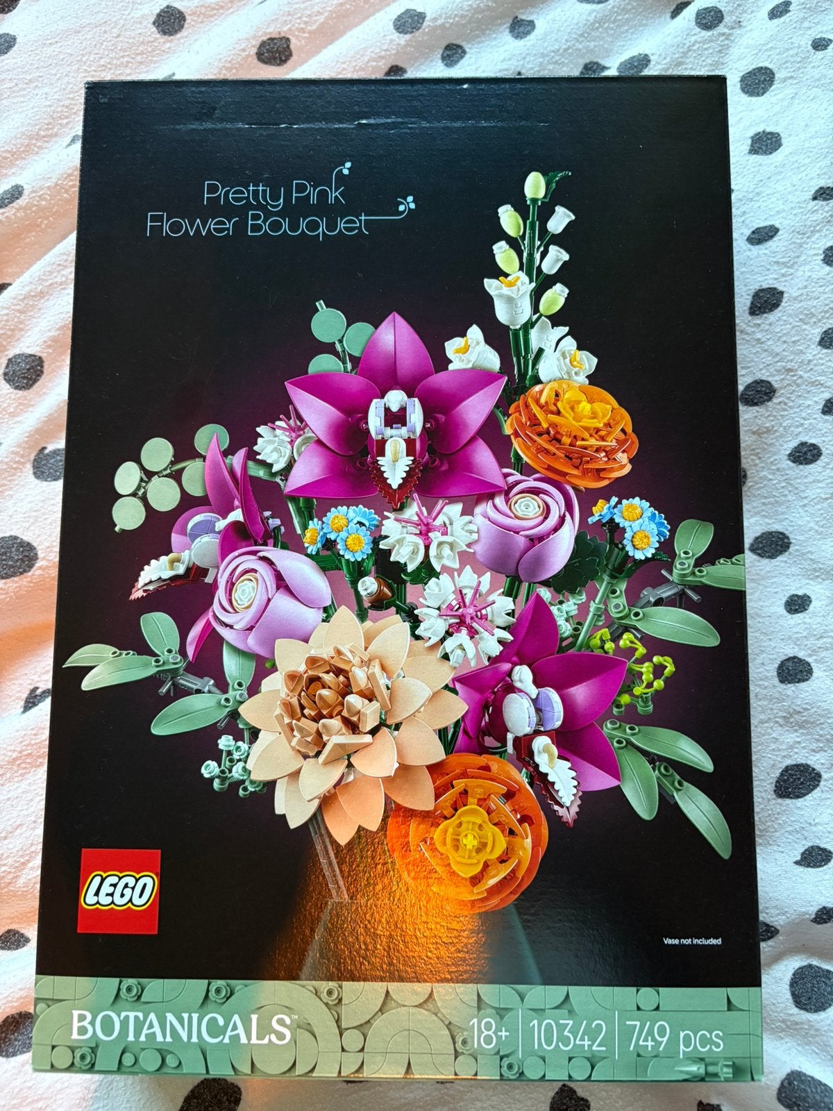 lego pretty pink flower bouquet, Ophalen, Minder dan 500 stukjes, Zo goed als nieuw