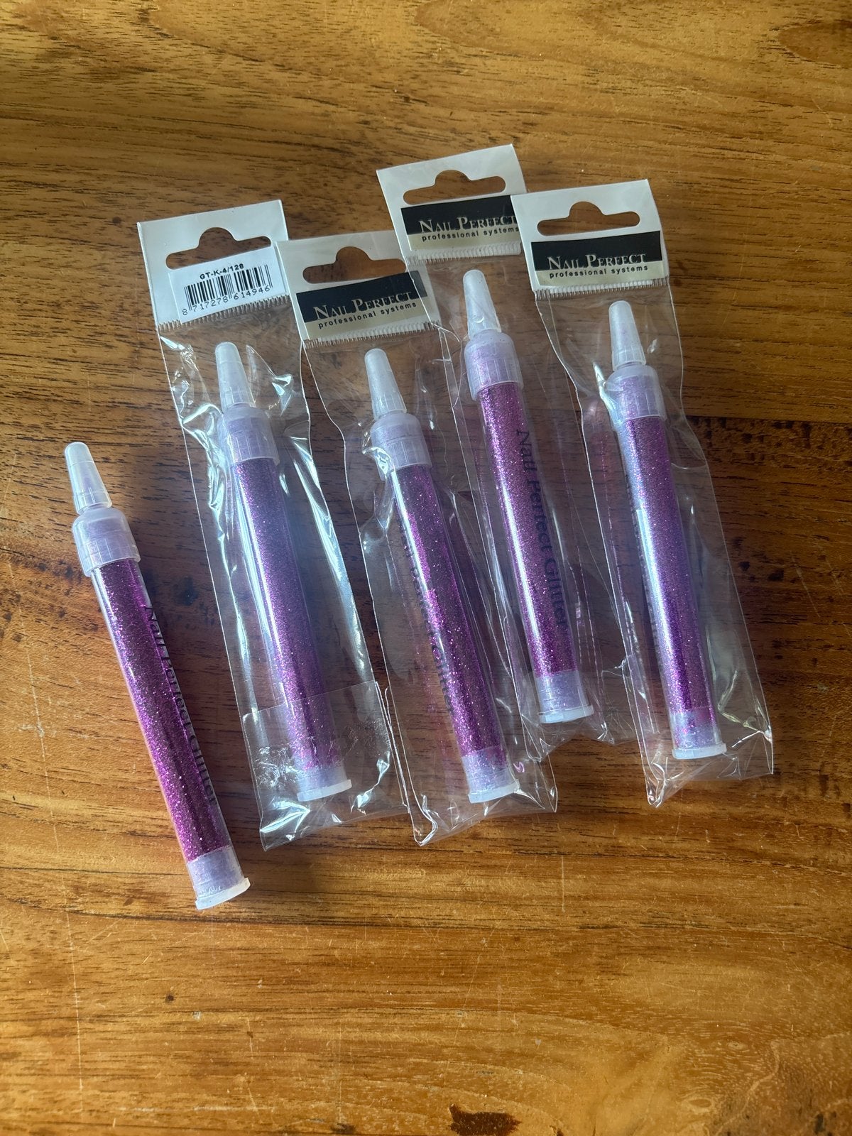 Nail Perfect Glitter - Set van 5 paarse glitters, Sieraden, Tassen en Uiterlijk, Gemachtigd in de eu, Gemachtigd in de eu, Overige typen