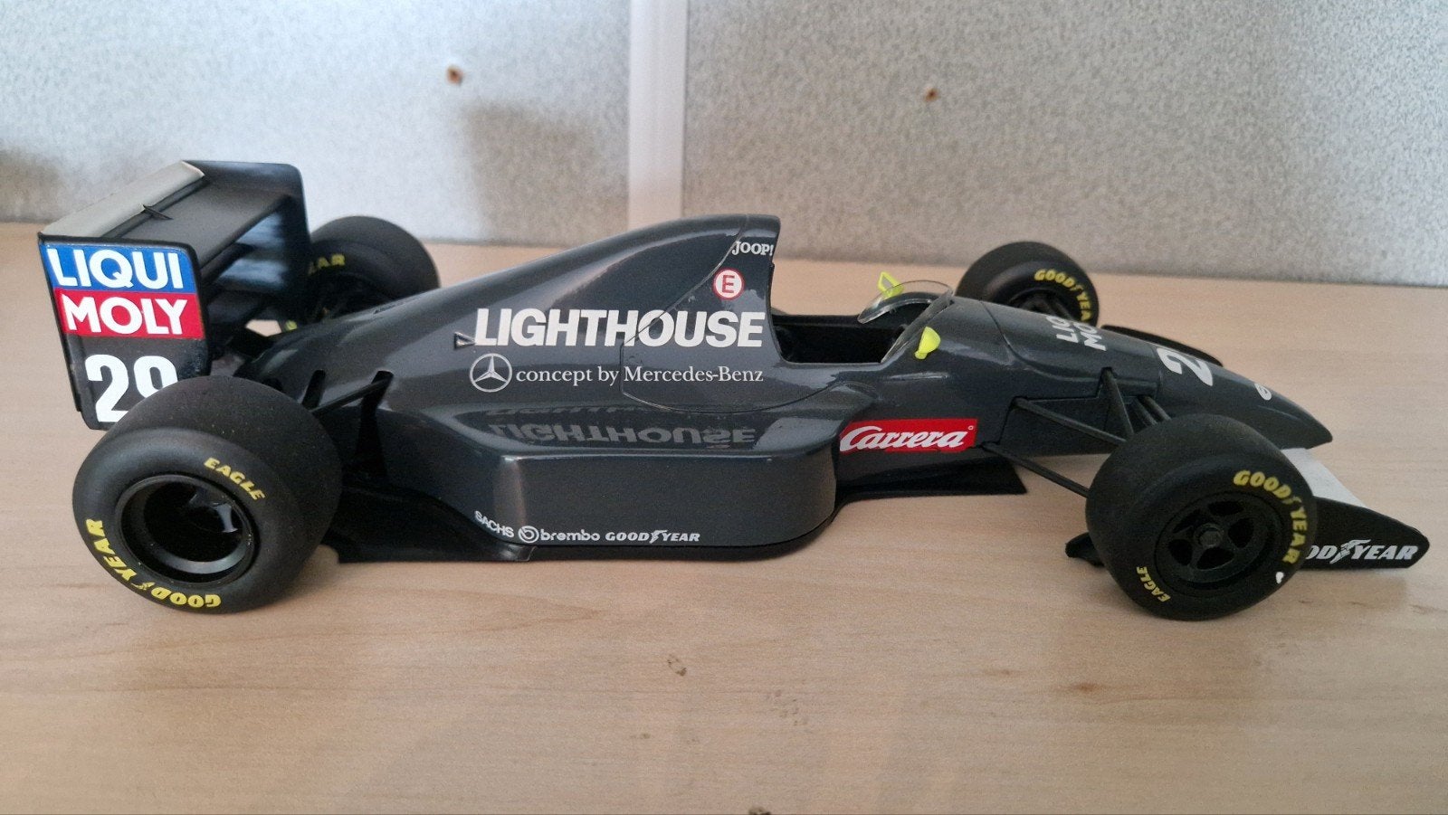Carrera Formule 1 Raceauto Model - Lighthouse Mercedes-Benz, Ophalen of Verzenden, Zo goed als nieuw, Auto, Overige merken