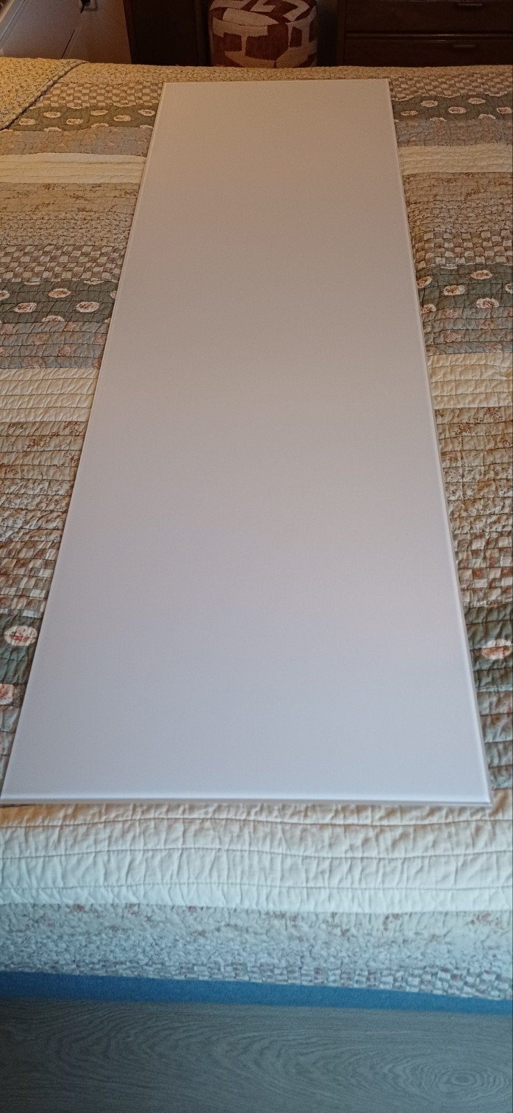 Malm glasplaat ca 160x78cm wit, Ophalen, 5 laden of meer, 150 tot 200 cm, Minder dan 100 cm