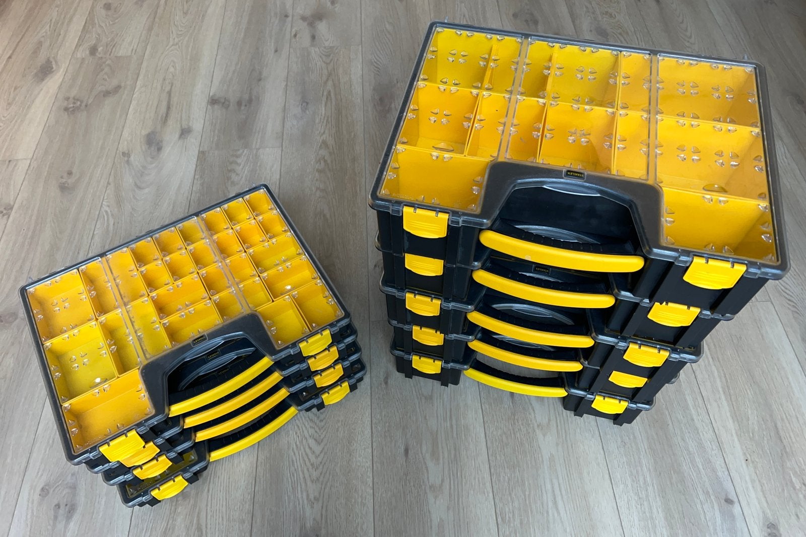 Stanley organizer pro opbergboxen, twee maten, Ophalen of Verzenden, Gebruikt