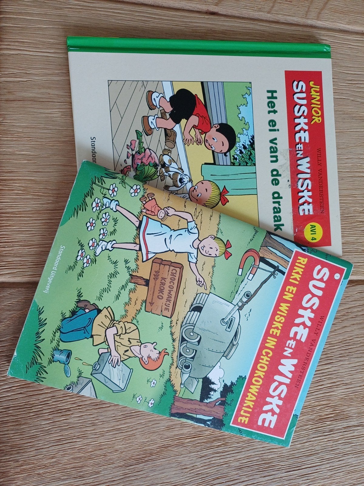 Suske en Wiske: Het ei van de draak & Rikki in Chokowakije, Boeken, Ophalen