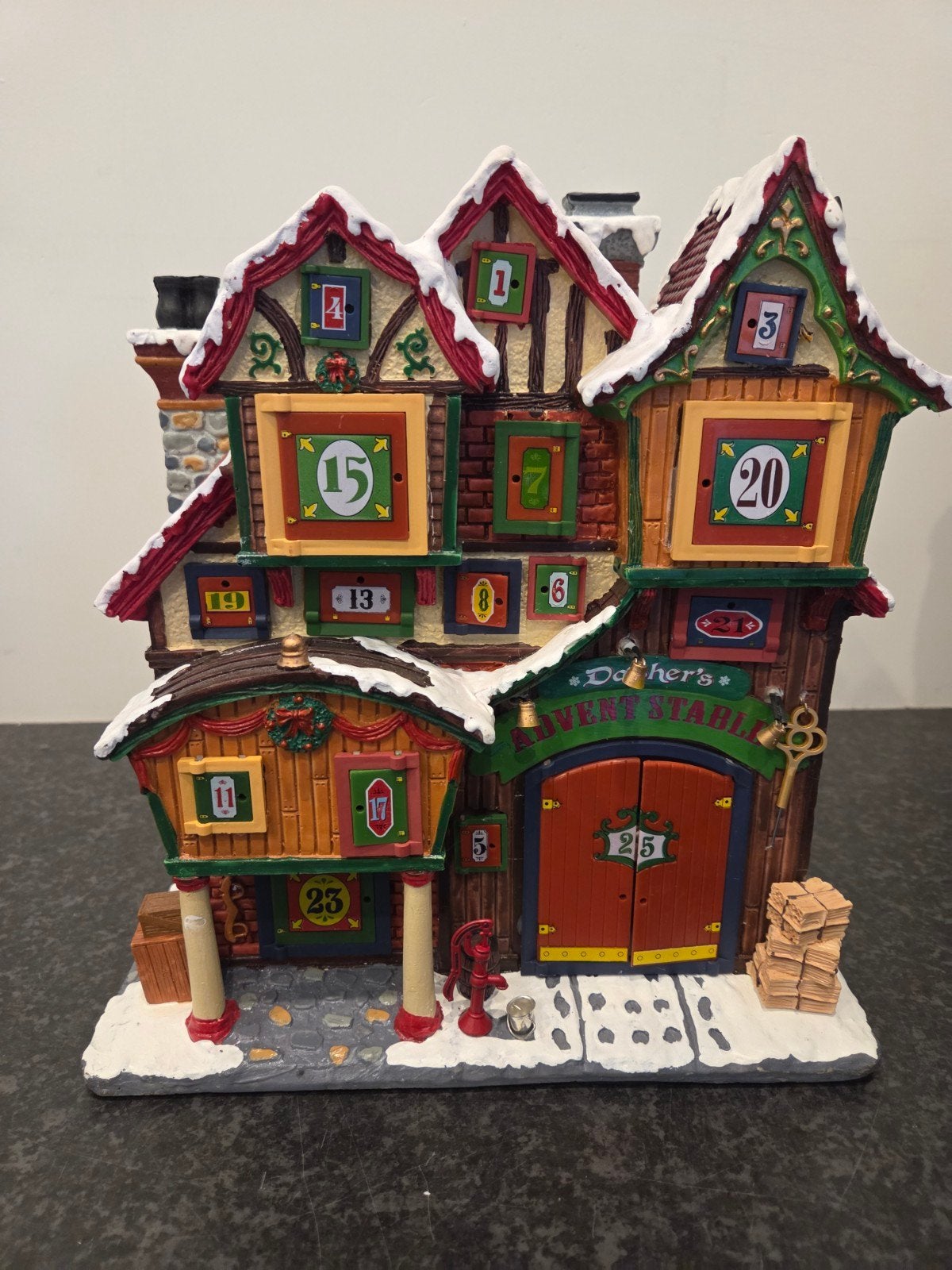 lemax , advent kalender huisje, Diversen, Ophalen of Verzenden, Zo goed als nieuw