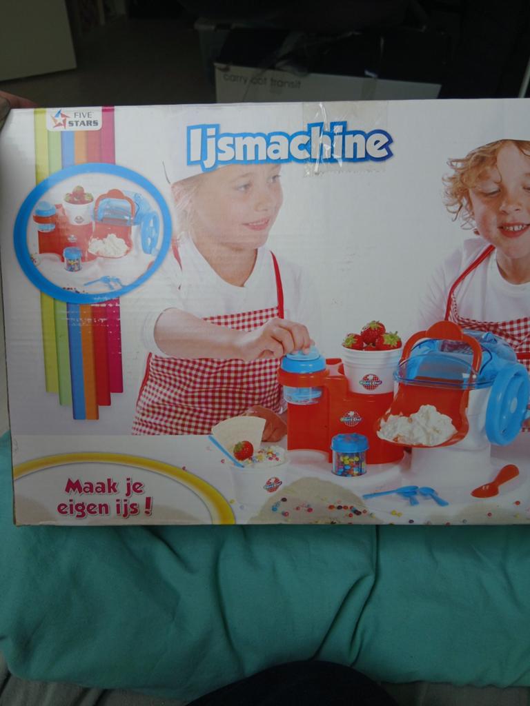 Five Stars IJsmachine - Maak je eigen ijs!, Kinderen en Baby's, Ophalen, Nieuw, Jongen of Meisje