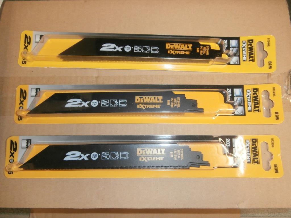 DeWalt reciprozaagjes, zaagbladen, Ophalen of Verzenden, Nieuw