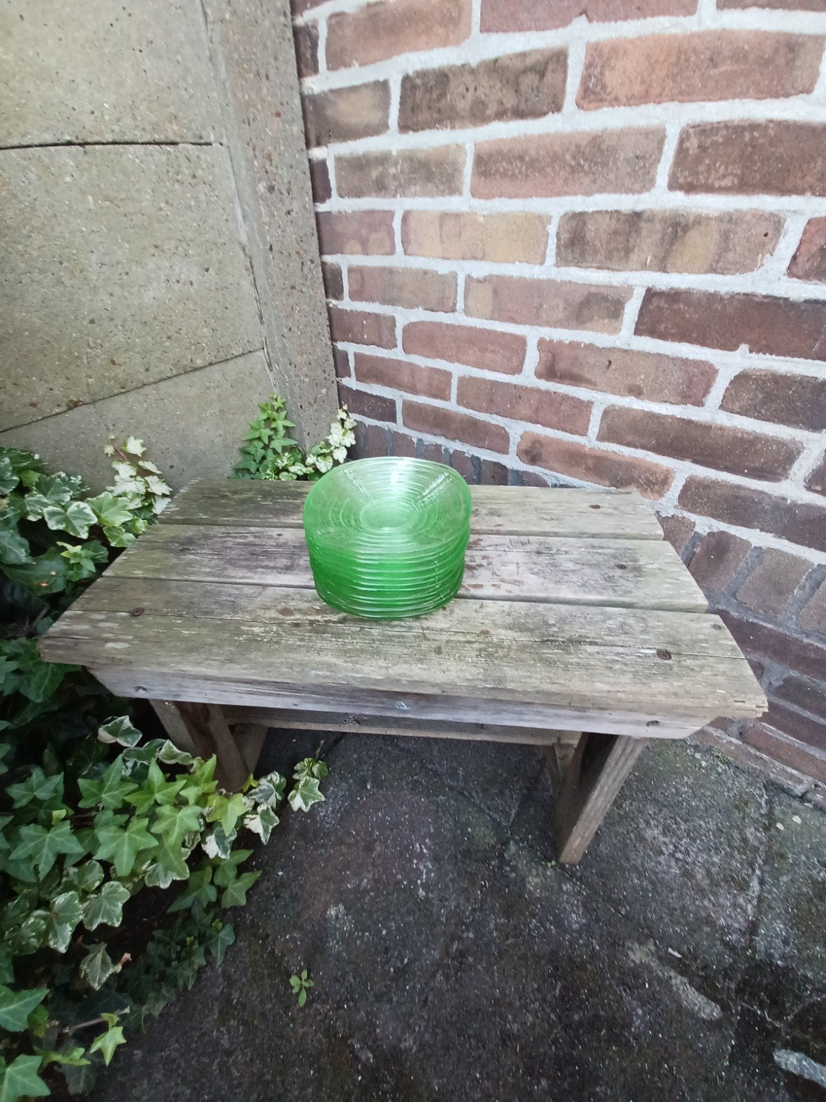 te koop oude gebakschotels uranium glas, Huis en Inrichting, Ophalen of Verzenden