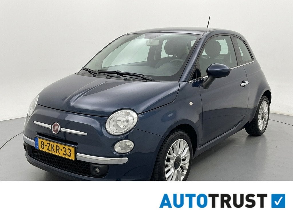 Fiat 500 0.9 TwinAir Turbo Lounge | NAP | Bluetooth | PANO |, Stof, Gebruikt, Met garantie (alle), 905 kg