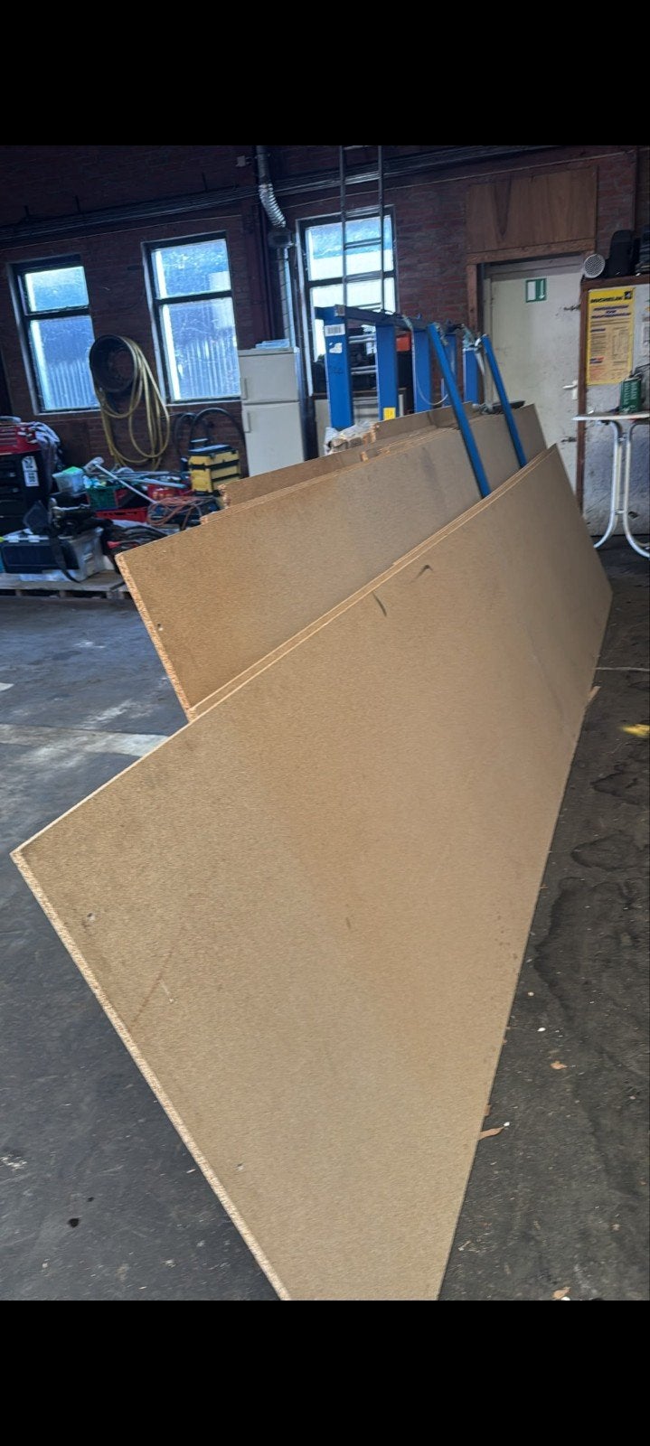Grote platen spaanplaat/MDF, Ophalen, Gebruikt, 25 tot 50 mm, Plank