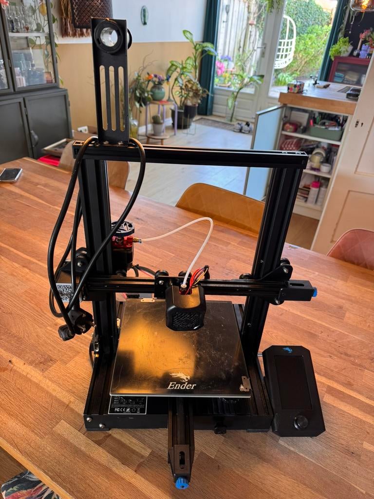 Creality Ender 3 V2 3D-printer, Computers en Software, 3D Printers, Gebruikt, Ophalen