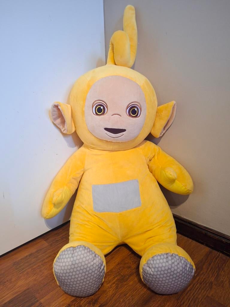 Grote gele Teletubbie knuffel - 90 cm hoog, Ophalen, Zo goed als nieuw, Overige typen