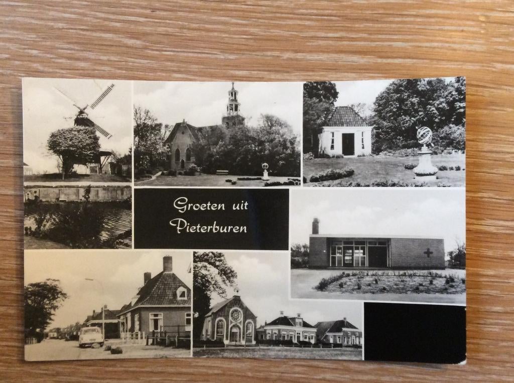 Pieterburen, groeten uit, Verzamelen, Ansichtkaarten | Nederland, Ophalen of Verzenden, 1980 tot heden, Gelopen, Friesland