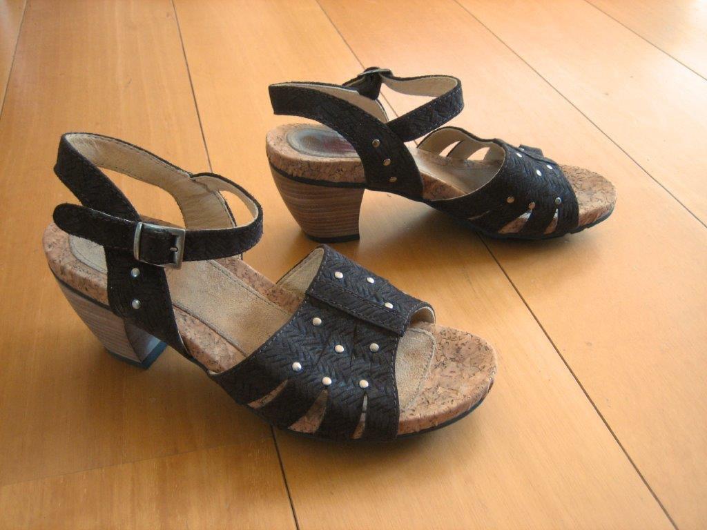 Sportieve bruin leren comfortsandaal-pumps WOLKY 41 snazzeys, Wolky, Bruin, Verzenden, Nieuw
