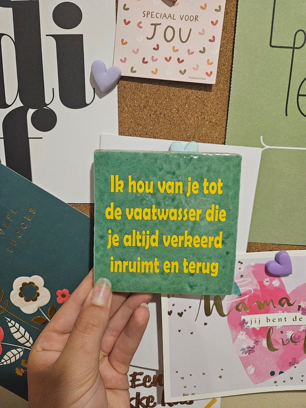 Tegeltje, Ophalen of Verzenden, Nieuw