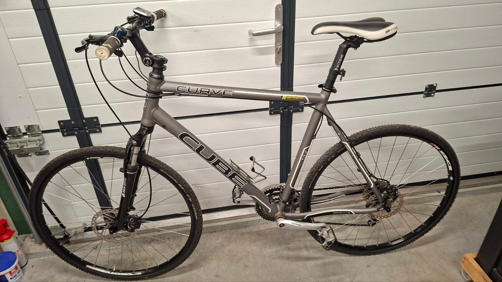 Zeer nette Cube Curve Hybride Fiets, 28 inch, Vering, Zo goed als nieuw, 57 tot 61 cm