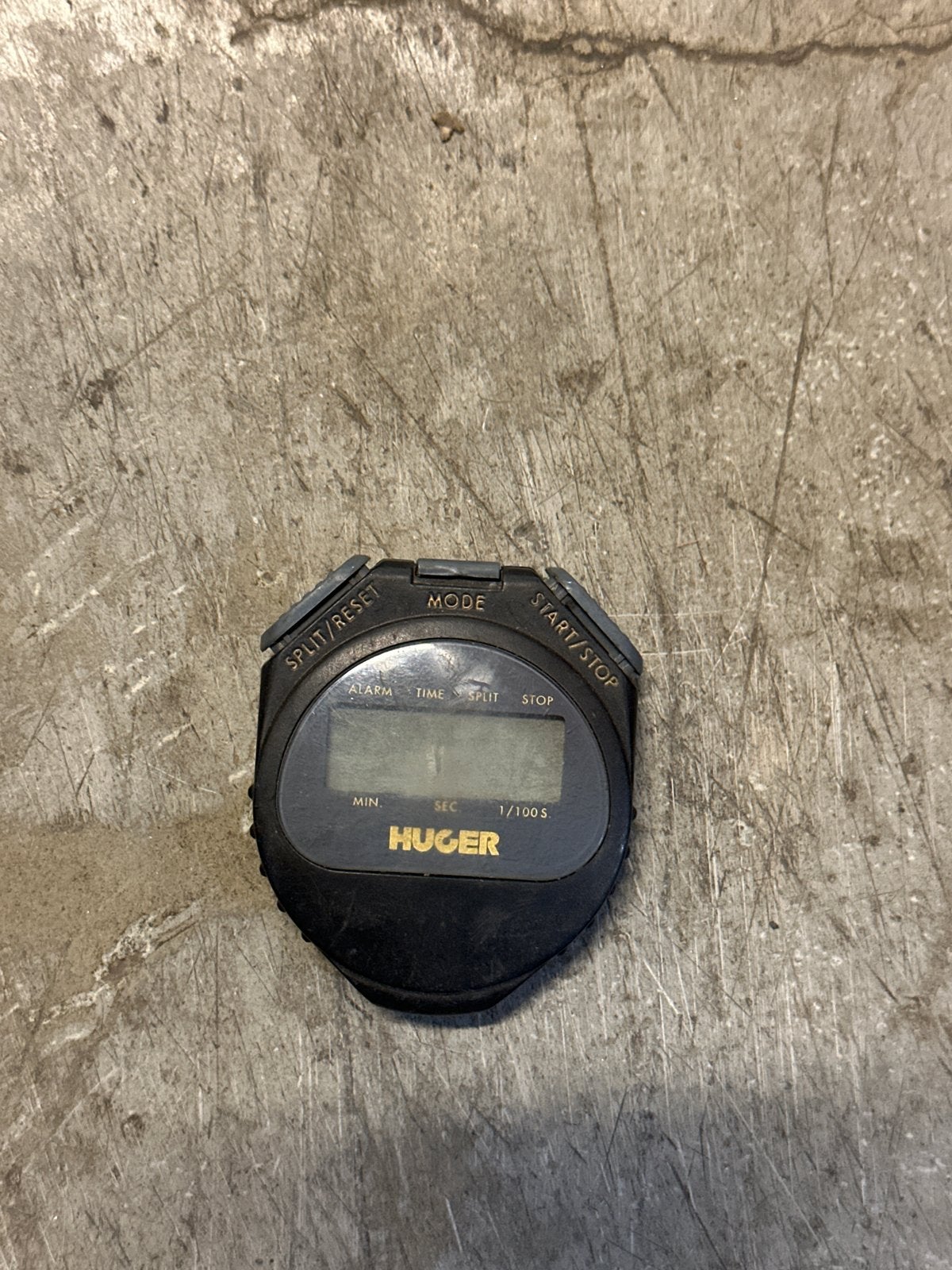 HUGER Stopwatch - Batterij leeg, Ophalen of Verzenden, Snelheid, Gebruikt, Zwart