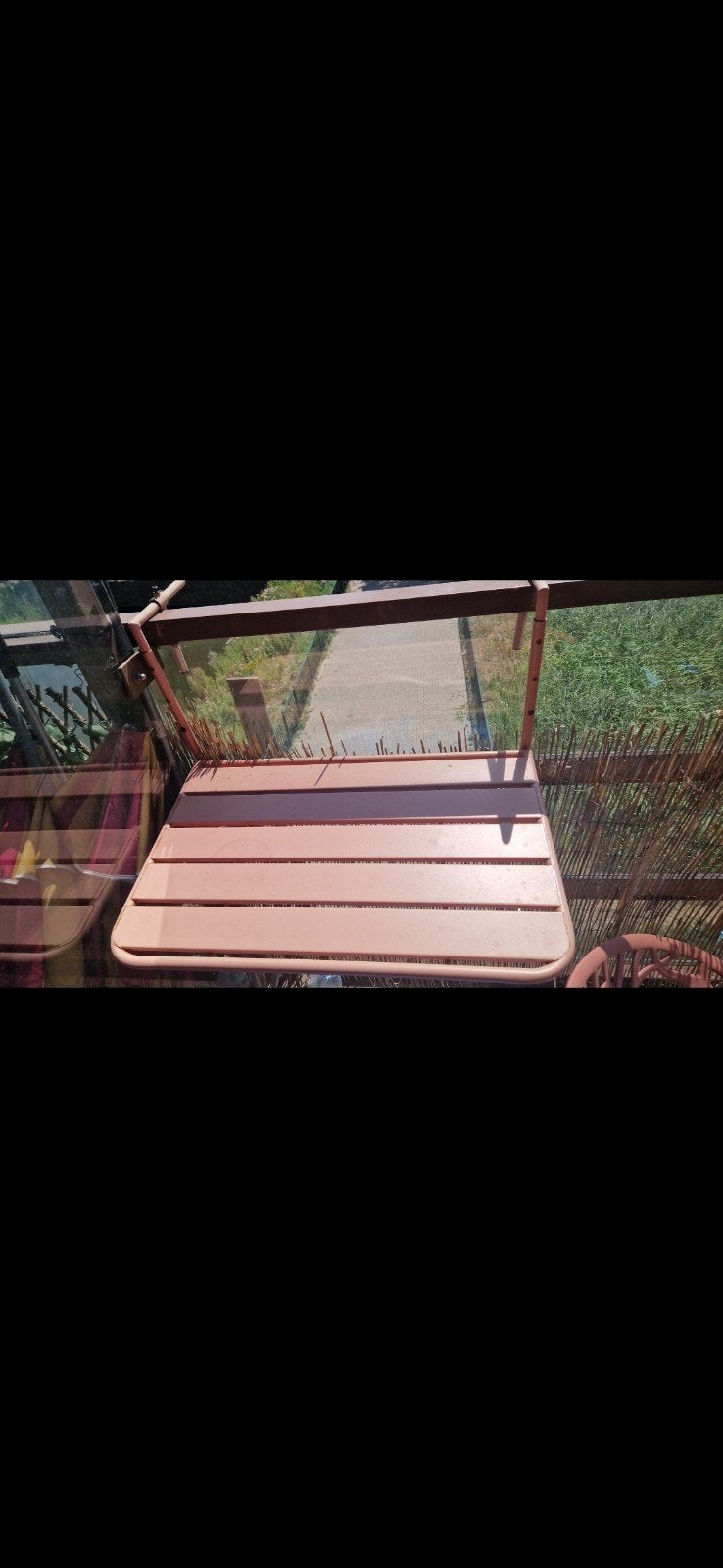 balkon rekje, Ophalen of Verzenden, Gebruikt, Kunststof